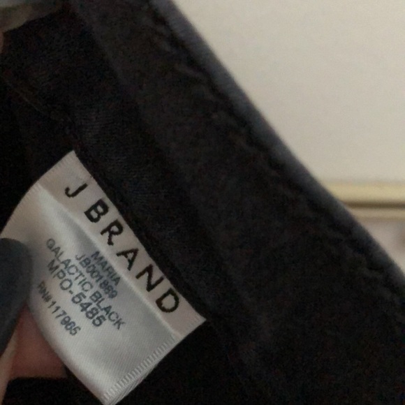 JBRAND Maria Coated Galactic Black 
High Rise Stretch Skinny Jeans - Picture 6 of 9